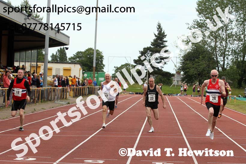 Mens 100 metres, 2019 NEMA Track and Field Champs, Monkton. Photo:  David T. Hewitson/Sports for All Pics